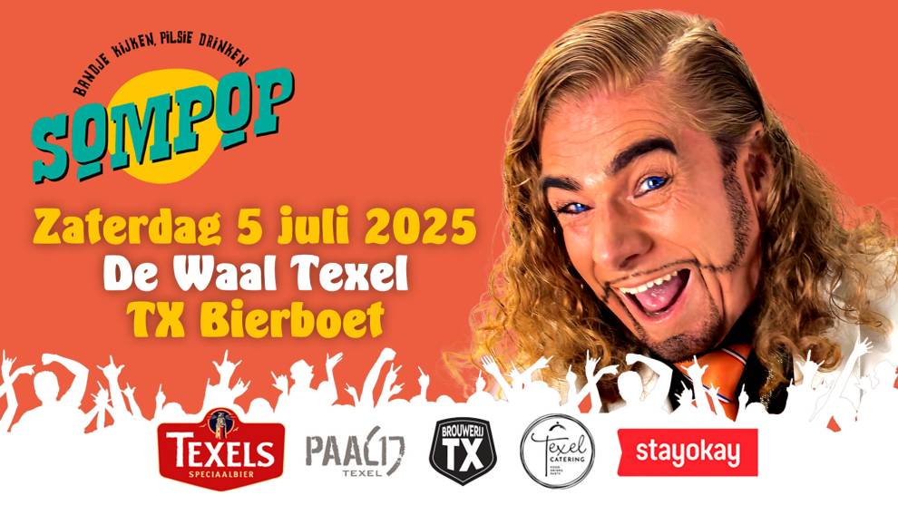 Sompop festival met Rooie Rico op Texel
