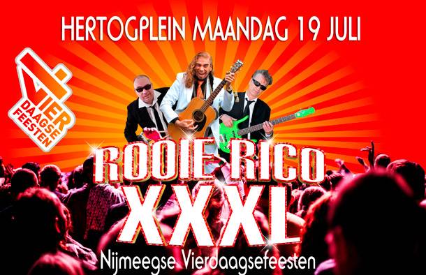 Rooie Rico XXXL - Nijmeegse Vierdaagsefeesten 2016