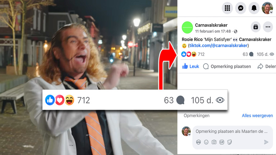 Rooie Rico Carnavalskraker Hit