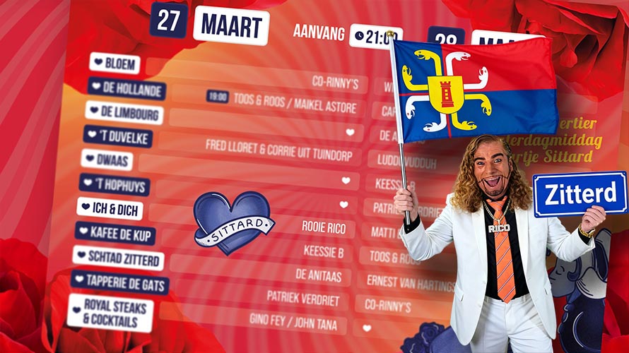 Smartlappenfestival Sittard met Rooie Rico